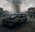 Violence Erupts During Orengo's Impromptu Tour in Migori as Vehicle is Torched
