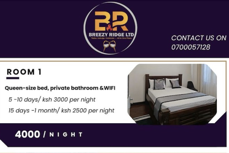 Traveling to Kenya? Rooms Available in Nairobi at Discounted Rates