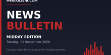 Mwakilishi News Bulletin - Midday Edition, Tuesday 01 September 2026