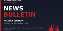 Mwakilishi News Bulletin - Midday Edition, Sunday 06 September 2026