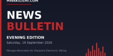 Mwakilishi News Bulletin - Evening Edition, Saturday 19 September 2026